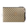 GUCCI BESTIARY GG SUPREME BEE PRINT POUCH 473904 (30.5*21*1.5cm)